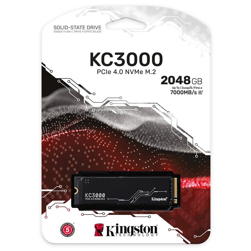 Kingston KC3000 NVMe, PCIe 4.0 M.2 Type 2280 - 2 TB