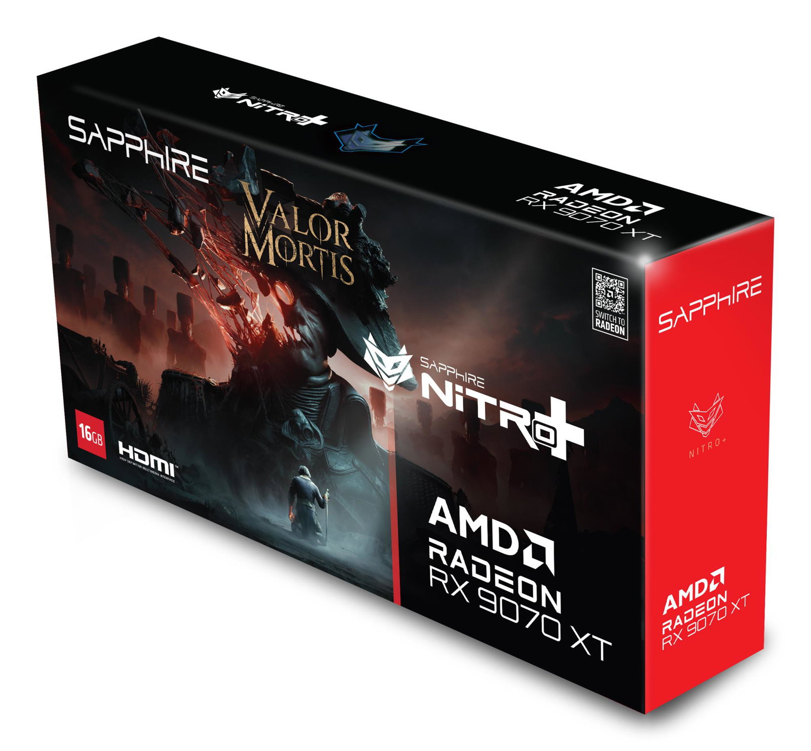 Graphics Card SAPPHIRE AMD Radeon RX 9070 XT 16 GB GDDR6 256 bit PCI Express x16 5.0 Active 11348-12-20G
