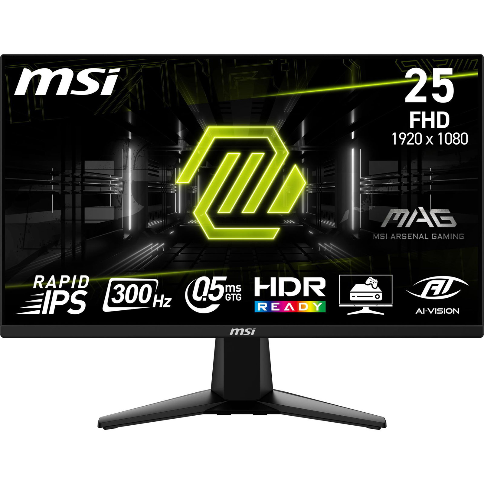 LCD Monitor MSI 24.5 1920x1080 pixels Full HD Native aspect ratio 16:9 LCD Flat MAG255XF