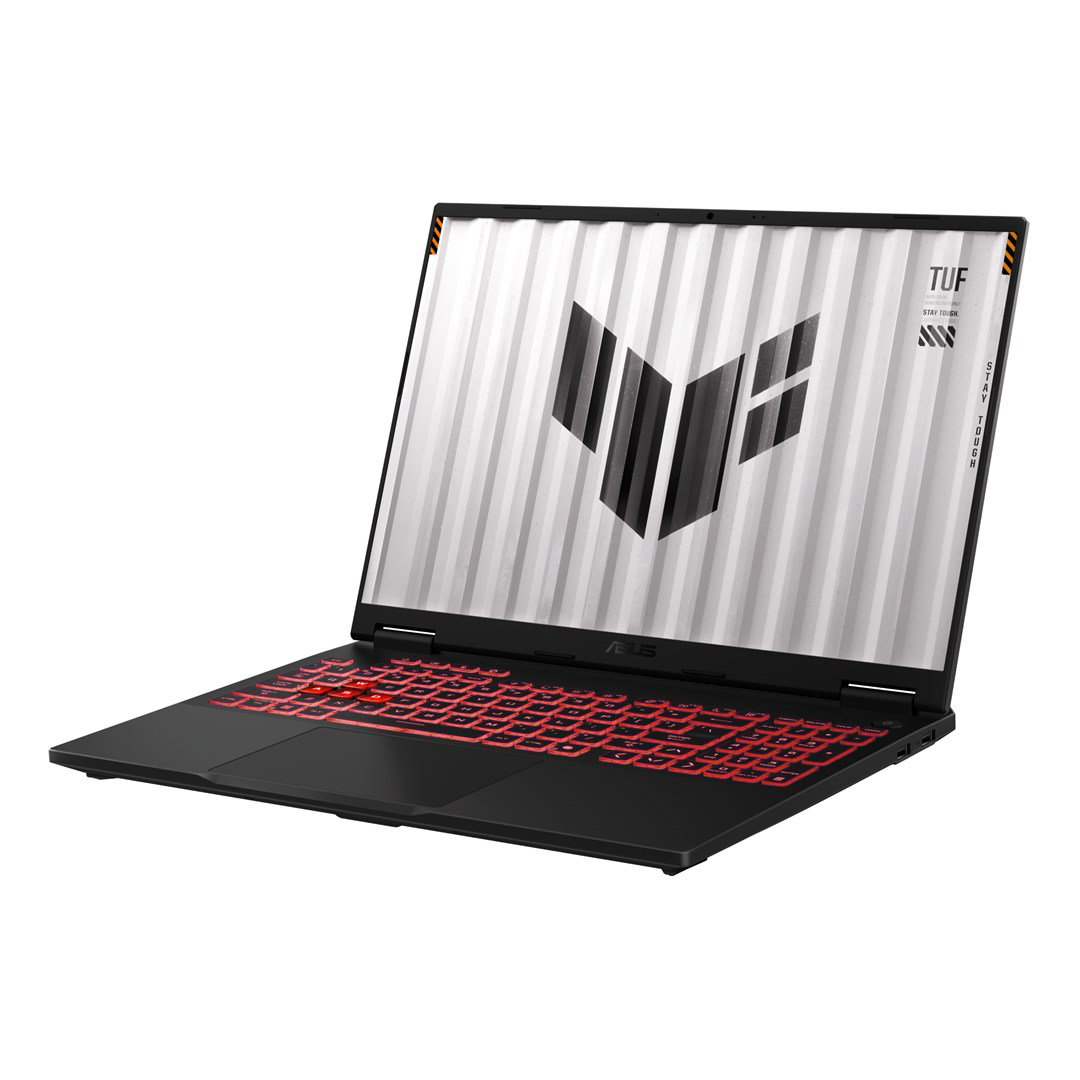 ASUS TUF Gaming A16 FA608UP-R7165W AMD Ryzen 7 260 Laptop 40.6 cm (16) WUXGA 16 GB DDR5-SDRAM 512 GB SSD NVIDIA GeForce RTX 5070 Wi-Fi 6E (802.11ax) NoOS Grey