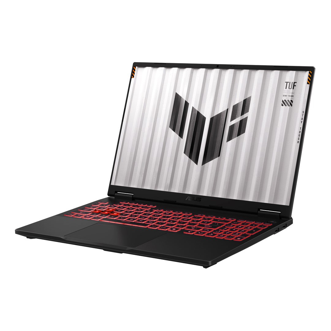 ASUS TUF Gaming A16 FA608UP-R7165W Ryzen 7 260 16.0 FHD+ 165Hz IPS-level 300nits AG 16GB DDR5 5600 SSD512 GeForce RTX 5070 8GB WLAN+BT LAN Cam1080p 90WHrs Win11 Jaeger Grey
