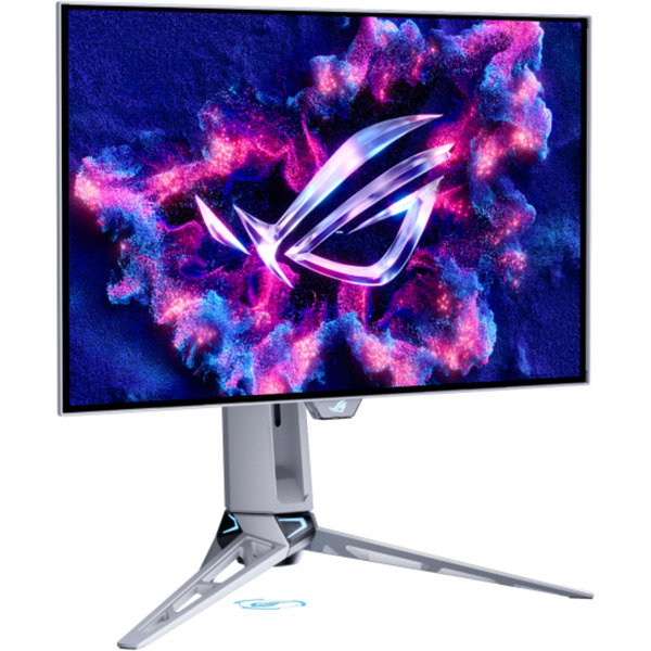 ASUS ROG Swift OLED PG27AQWP-W, Gaming-Monitor - 67.3 cm (26.5 inches), silver/transparent, QHD, USB-Hub, Dual-Mode, 540Hz Panel