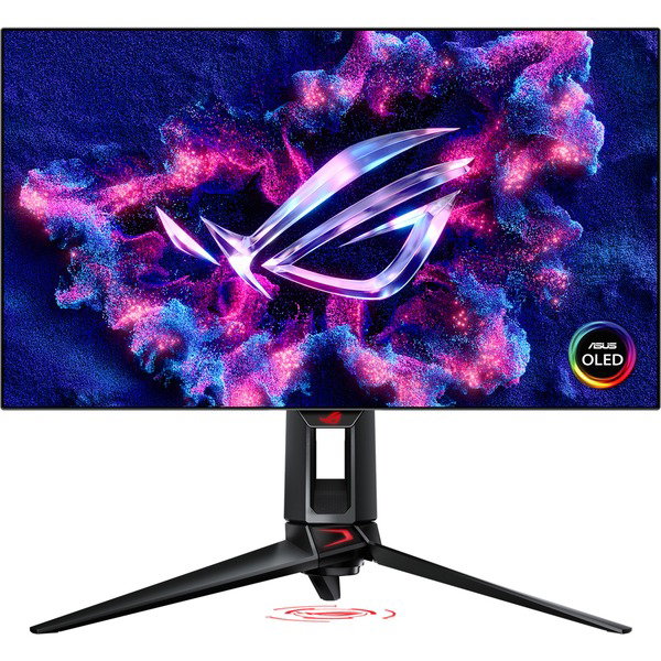 ASUS ROG Swift OLED PG27AQDP, Gaming-Monitor - 67.3 cm (26.5 inches), black, QHD, AMD Free-Sync Premium, Nvidia G-Sync compatible, 480Hz Panel