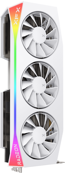 XFX Mercury Radeon RX 9070 XT OC White Gaming Edition RGB graphics card, 16384 MB GDDR6