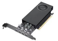 Dell NVIDIA RTX A400, 4 GB GDDR6, Full Height, PCIe 4.0x8, 4 mDP Graphics Card