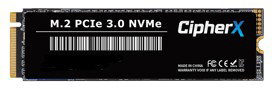 128GB CipherX, PRO 330, M.2 (2280) PCIe Gen3x4, NVMe (1x DWPD) SSD (3Yr Warranty)
