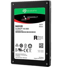 960GB Seagate IronWolf 110, 2.5, SATA 6Gbps, (Read: up to 560 MB/s, Write: up to 535 MB/s), Internal SSD