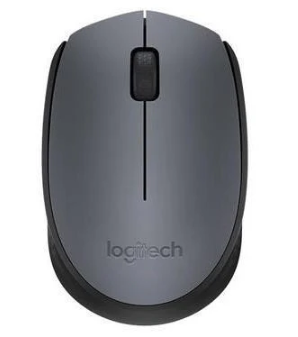 Logitech M170 Wireless Mouse, 2.4GHz, 1000DPI Smooth Optical Tracking, Grey