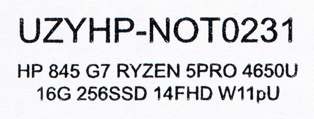 HP EliteBook 845 G7 AMD RYZEN 5 PRO 4650U 16GB 256GB SSD 14 FHD Win11pro Used US QWERTY