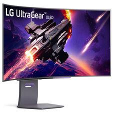 LG 45GS95QX-B, 45 inches UWQHD Gaming-Monitor, 240Hz, OLED-Panel, Adaptive Sync