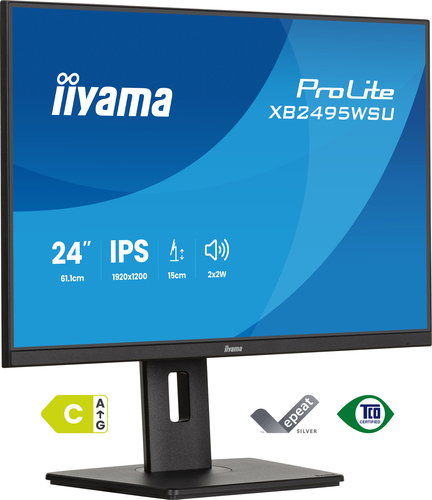 24.1IN ULTRA THIN IPS PANEL - 1920X1200 4MS 350CD/M 1500:1 1XH