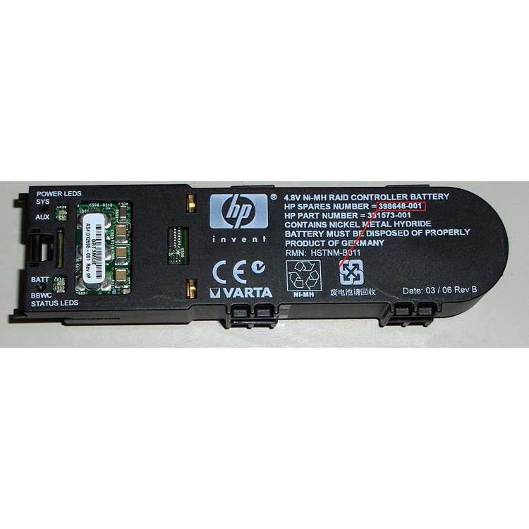 HPE SMART ARRAY P400,P600,P800BATTERY ChargeR MODULE 5000MAH for P400ANDP800 BBWC