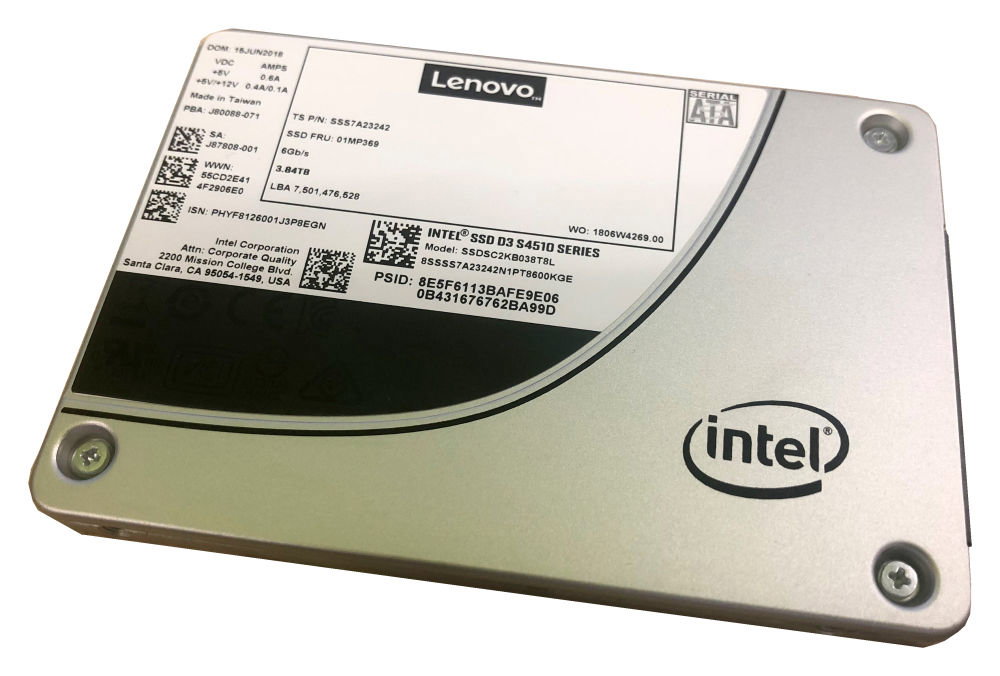Lenovo SSD Intel S4510 for ThinkAgile MX3330-F 480GB SATA Hotswap 2.5 Inch