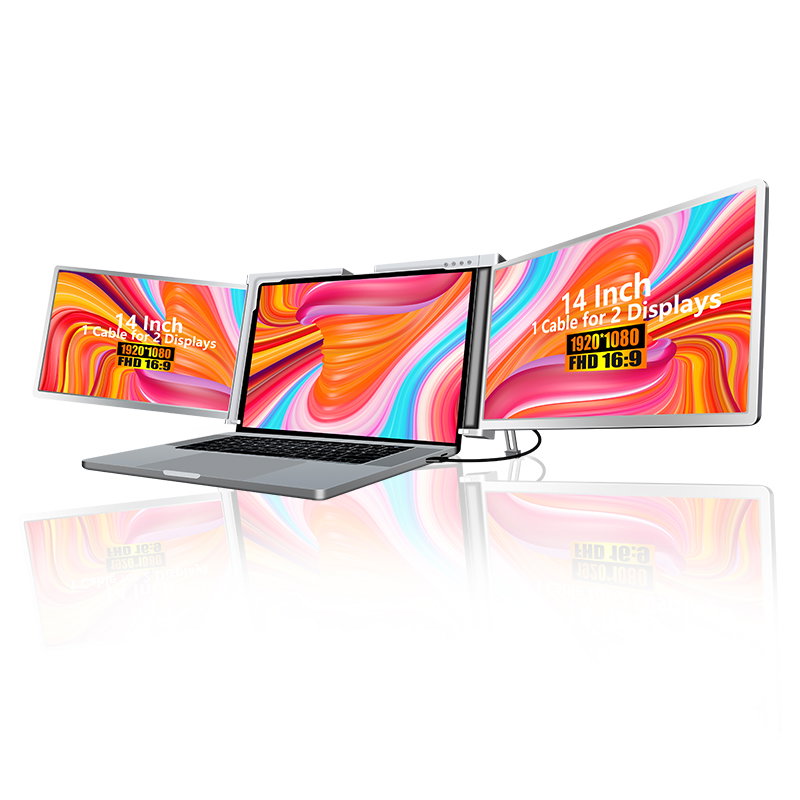 Extralink Smart Life S400 14 Portable Laptop Monitors 2 Monitors IPS 1080p Full HD