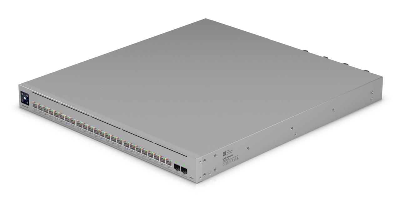 Switch UBIQUITI Enterprise Campus 24 PoE 8x2.5GbE 16x10GbE PoE+ ports 8 1050 Watts ECS-24-POE