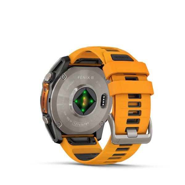 SMARTWATCH FENIX 8 SAPPHIRE/ORANGE 010-02905-11 GARMIN
