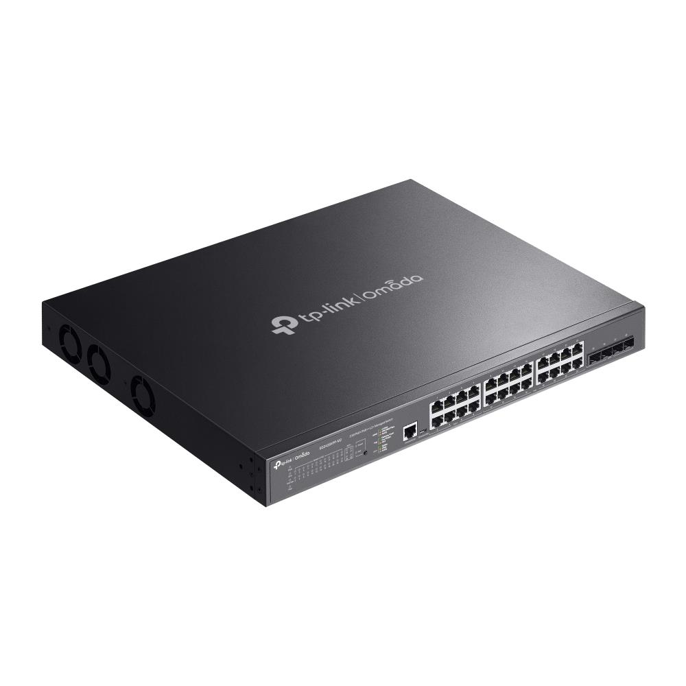 TP-Link Omada 24-Port 2.5GBASE-T and 4-Port 10GE SFP+ L2+ Managed Switch with 16-Port PoE+ & 8-Port PoE++