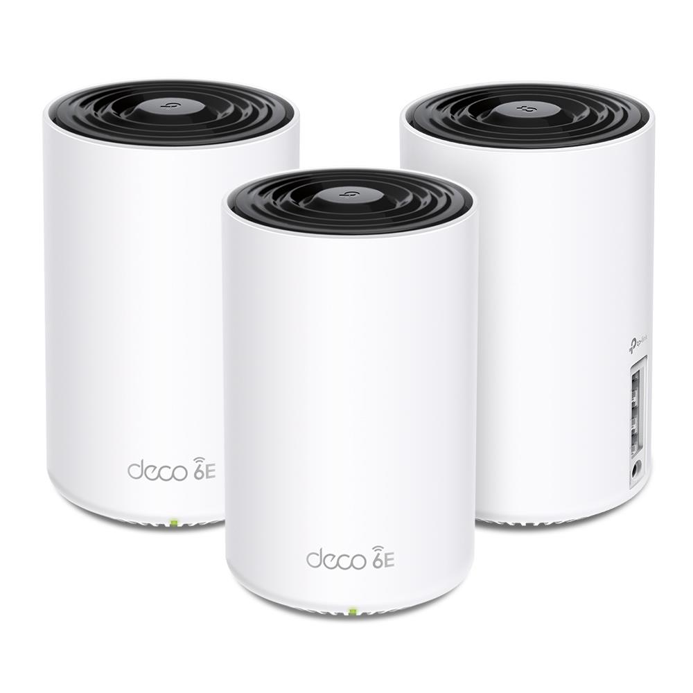 Wireless Router TP-LINK Wireless Access Point Router 3-pack 5400 Mbps Mesh Wi-Fi 6e 3x10/100/1000M Number of antennas 4 DECOXE75(3-PACK)
