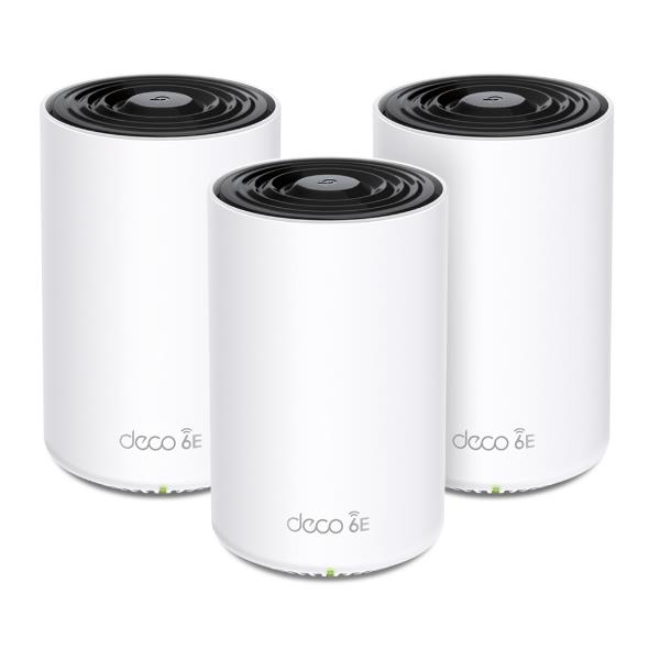 Wireless Router TP-LINK Wireless Access Point Router 3-pack 5400 Mbps Mesh Wi-Fi 6e 3x10/100/1000M Number of antennas 4 DECOXE75(3-PACK)