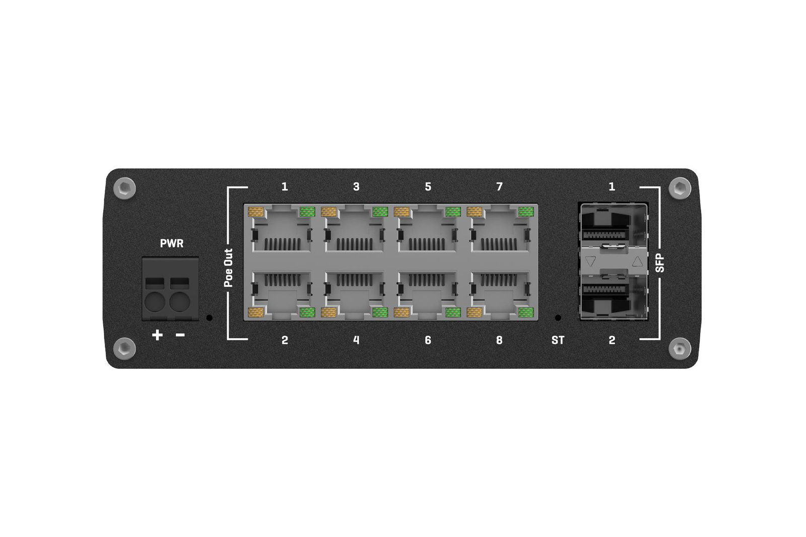 Switch TELTONIKA TSW202000000 Type L2 PoE+ ports 8 240 Watts TSW202