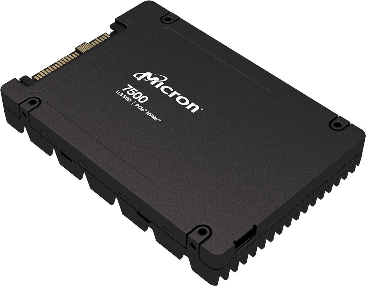 SSD Micron 7500 PRO 1.92TB U.3 (15mm) NVMe PCI 4.0 MTFDKCC1T9TGP-1BK1DABYYR (DWPD 1) TCG