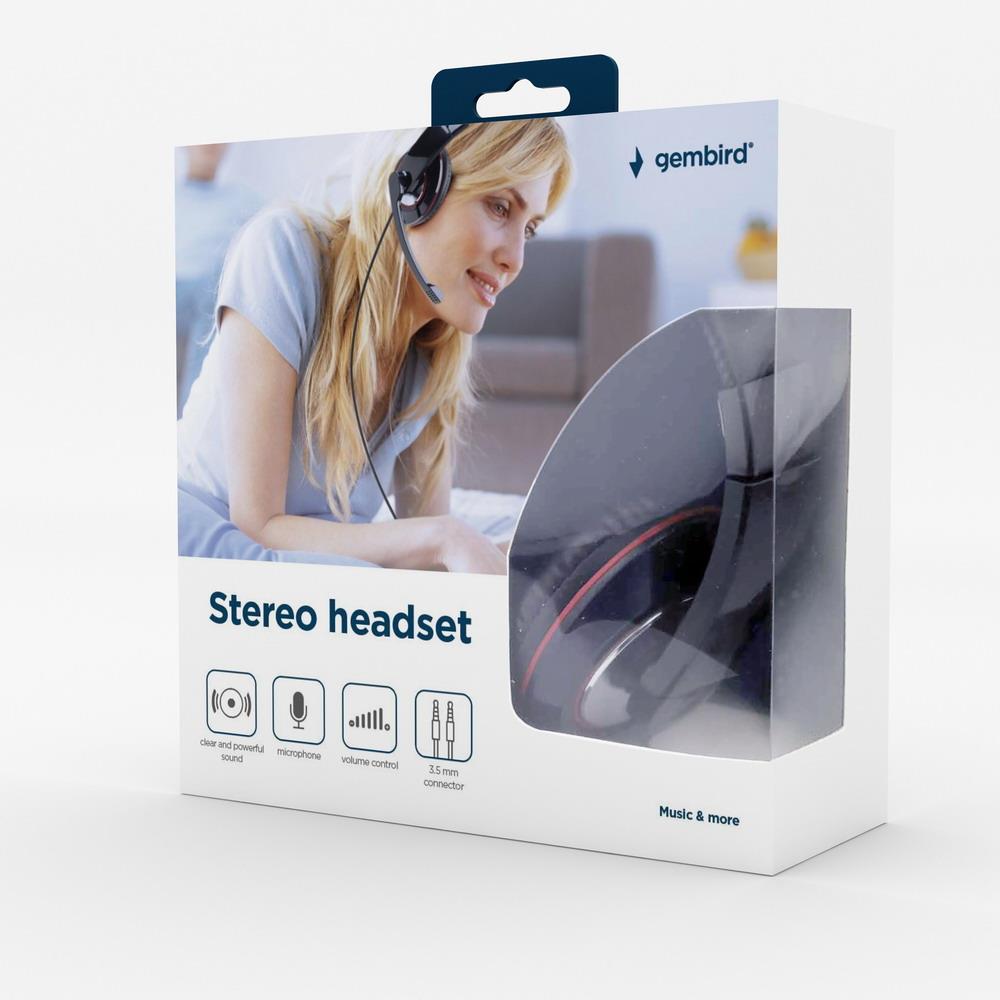 HEADSET STEREO/MHS-001 GEMBIRD