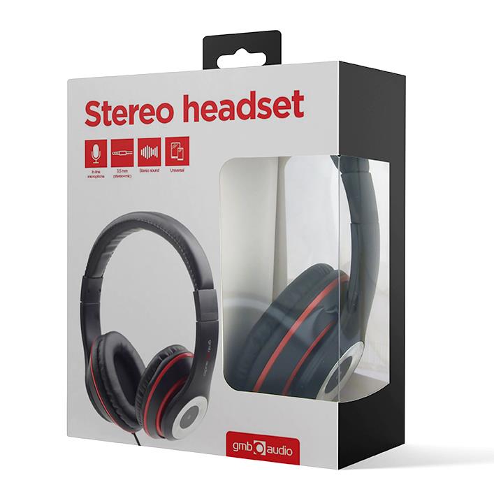 HEADSET LOS ANGELES BLACK/MHS-LAX-B GEMBIRD