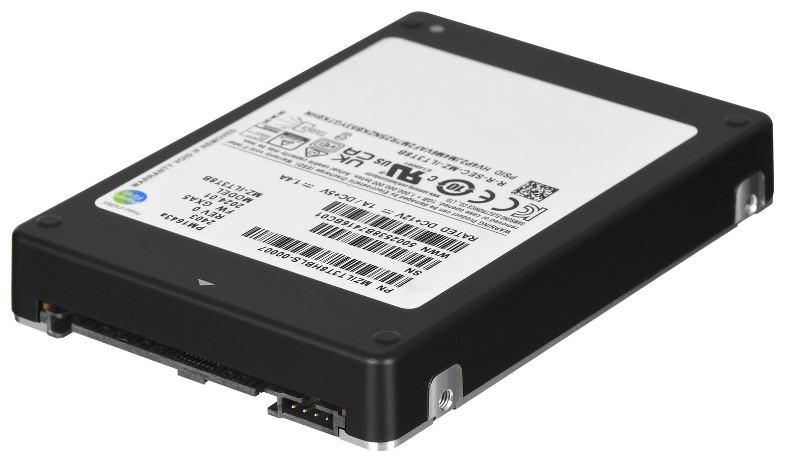 SSD Samsung PM1643a 3.84TB 2.5 SAS 12Gb/s MZILT3T8HBLS-00007 (DWPD 1)