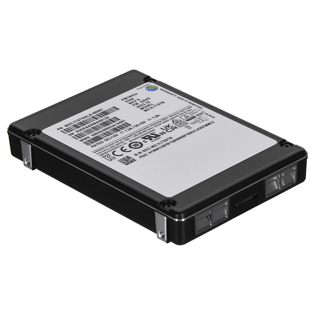 SSD Samsung PM1643a 15.36TB 2.5 SAS 12Gb/s MZILT15THALA-00007 (DWPD 1)
