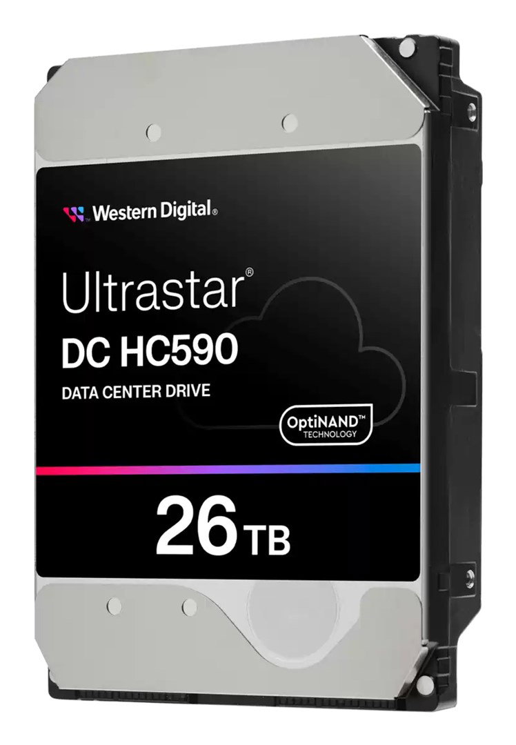 Western Digital DC HC590 internal hard drive 26 TB 7200 RPM 3.5 SAS