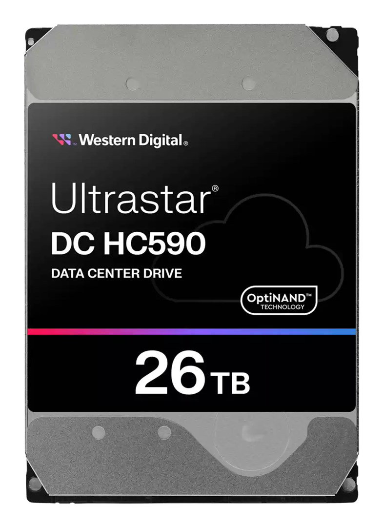 Western Digital DC HC590 internal hard drive 26 TB 7200 RPM 3.5 SAS