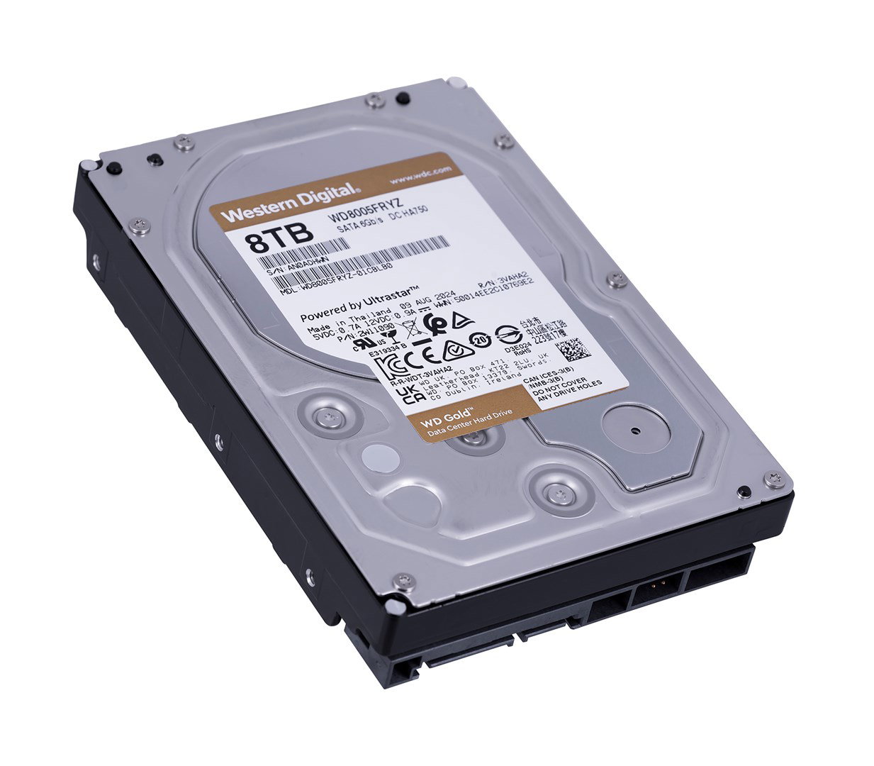 Western Digital Gold WD8005FRYZ internal hard drive 3.5 8 TB Serial ATA III