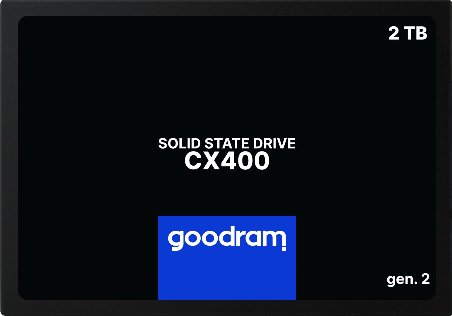 Goodram CX400 SSDPR-CX400-02T-G2 2 TB 2.5 Serial ATA III 3D NAND