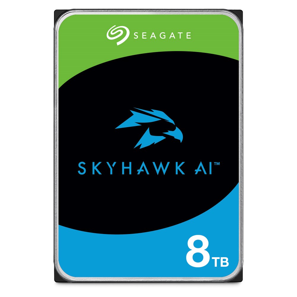 Seagate SkyHawk AI internal hard drive 8 TB 7200 RPM 256 MB 3.5 Serial ATA III (ST8000VE001)