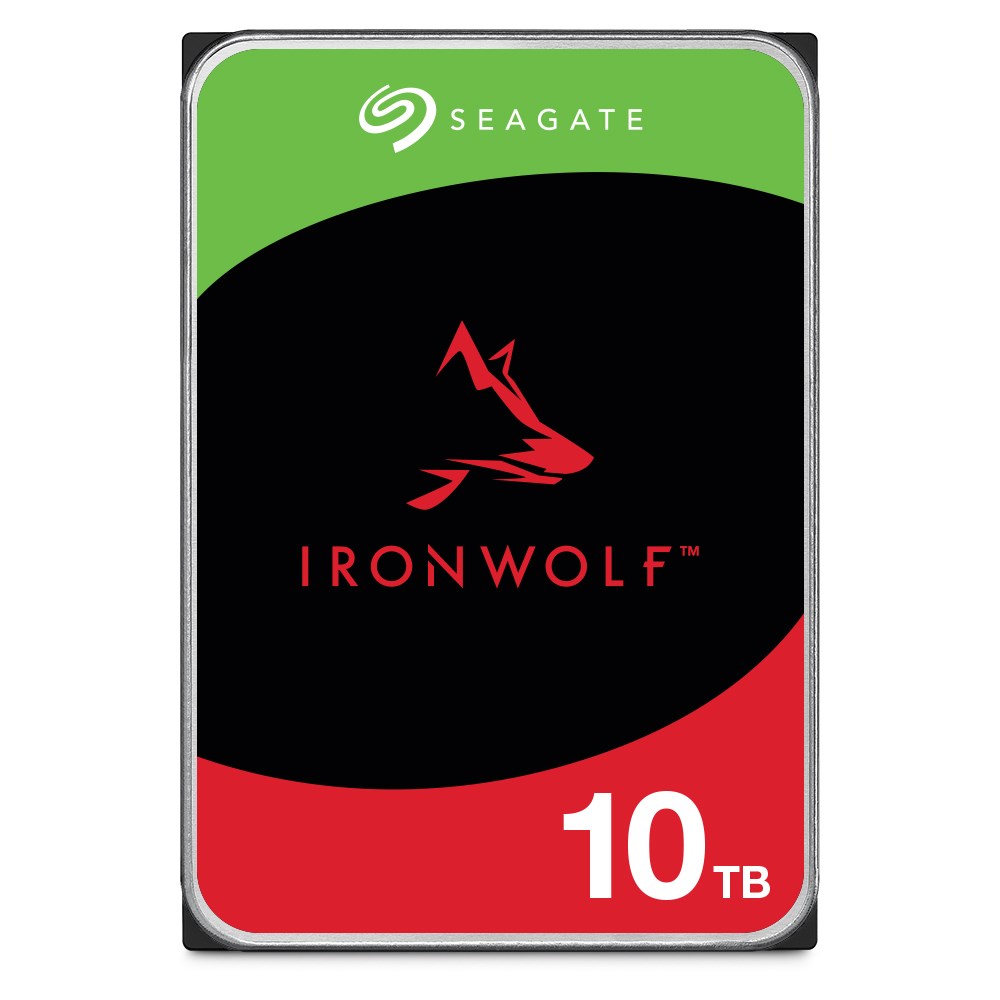 Seagate IronWolf internal hard drive 10 TB 256 MB 3.5 Serial ATA III (ST10000VN000)