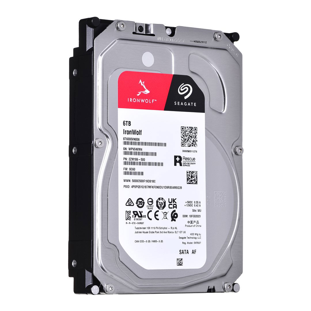 Seagate IronWolf internal hard drive 6 TB 256 MB 3.5 Serial ATA III (ST6000VN006)