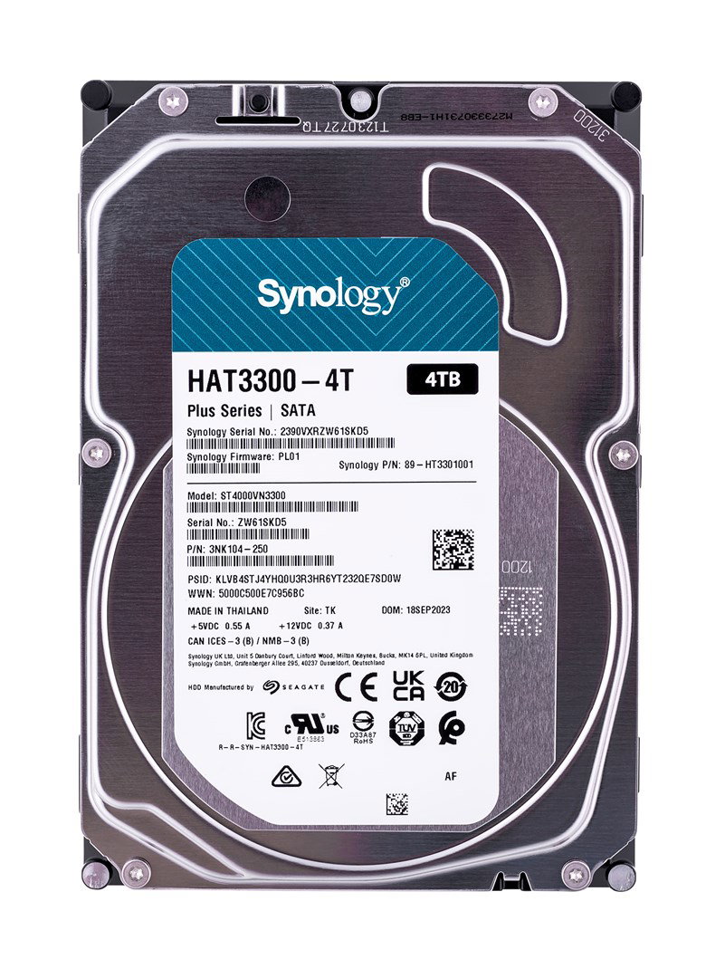 Synology ?HAT3300-4T NAS 4TB SATA 3.5 HDD 3.5 4.1 TB Serial ATA