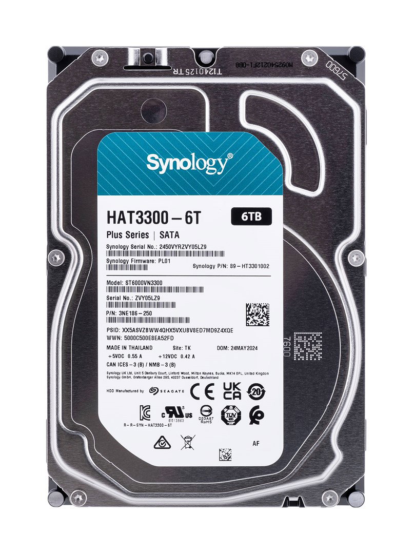 Synology ?HAT3300-6T NAS 6TB SATA 3.5 HDD 3.5 6.14 TB Serial ATA