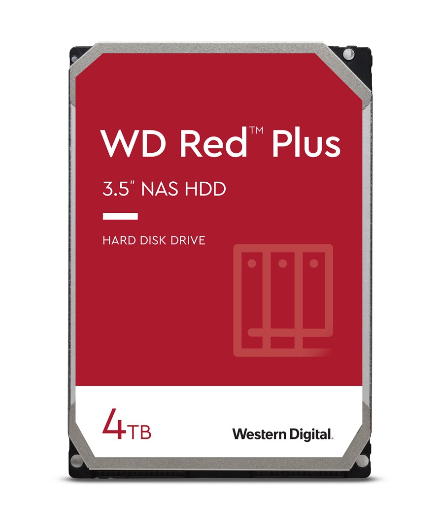 Western Digital Red Plus WD40EFPX internal hard drive 3.5 4000 GB Serial ATA III