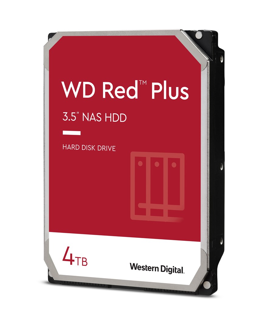 Western Digital Red Plus WD40EFPX internal hard drive 3.5 4000 GB Serial ATA III