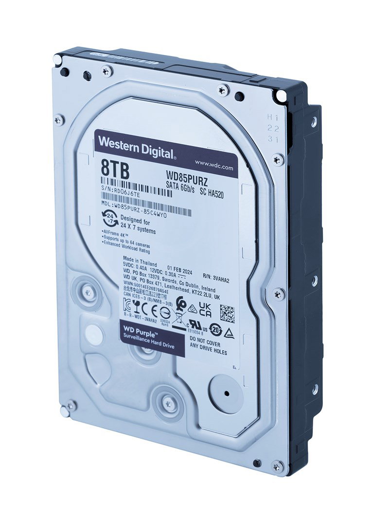 Western Digital Blue 8TB WD PURPL 8TB WD PURPLE 3.5 Serial ATA III