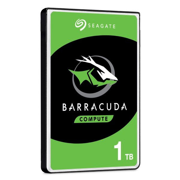 Seagate BarraCuda internal hard drive 1 TB 5400 RPM 128 MB 2.5 Serial ATA III (ST1000LM048)