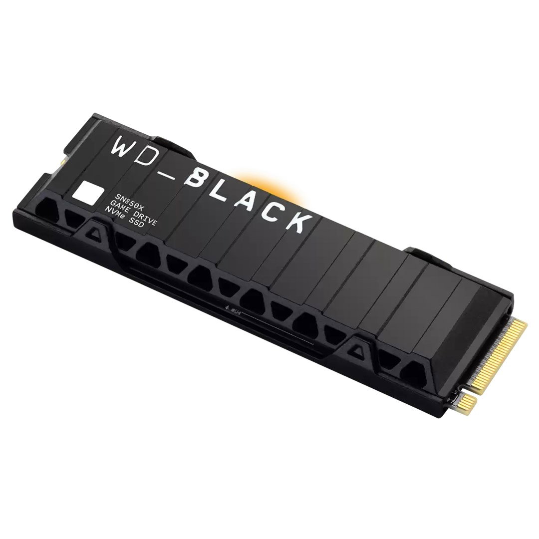 Western Digital Black WD_BLACK SN850X NVMe SSD POWERED BY SANDISK 2 TB, [With Heatsink]
