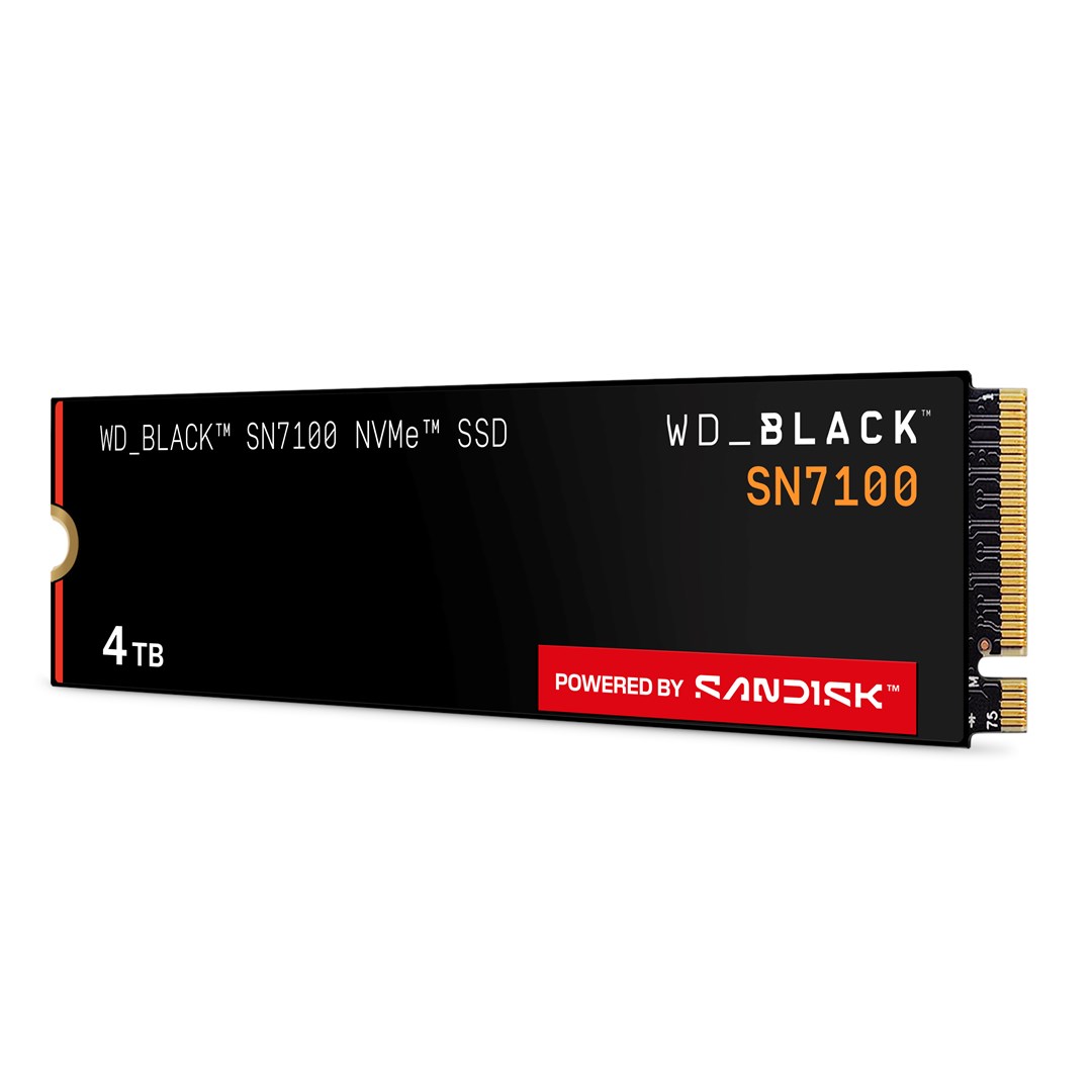 Western Digital Black SN7100 4 TB M.2 PCI Express 4.0 NVMe 3D TLC NAND