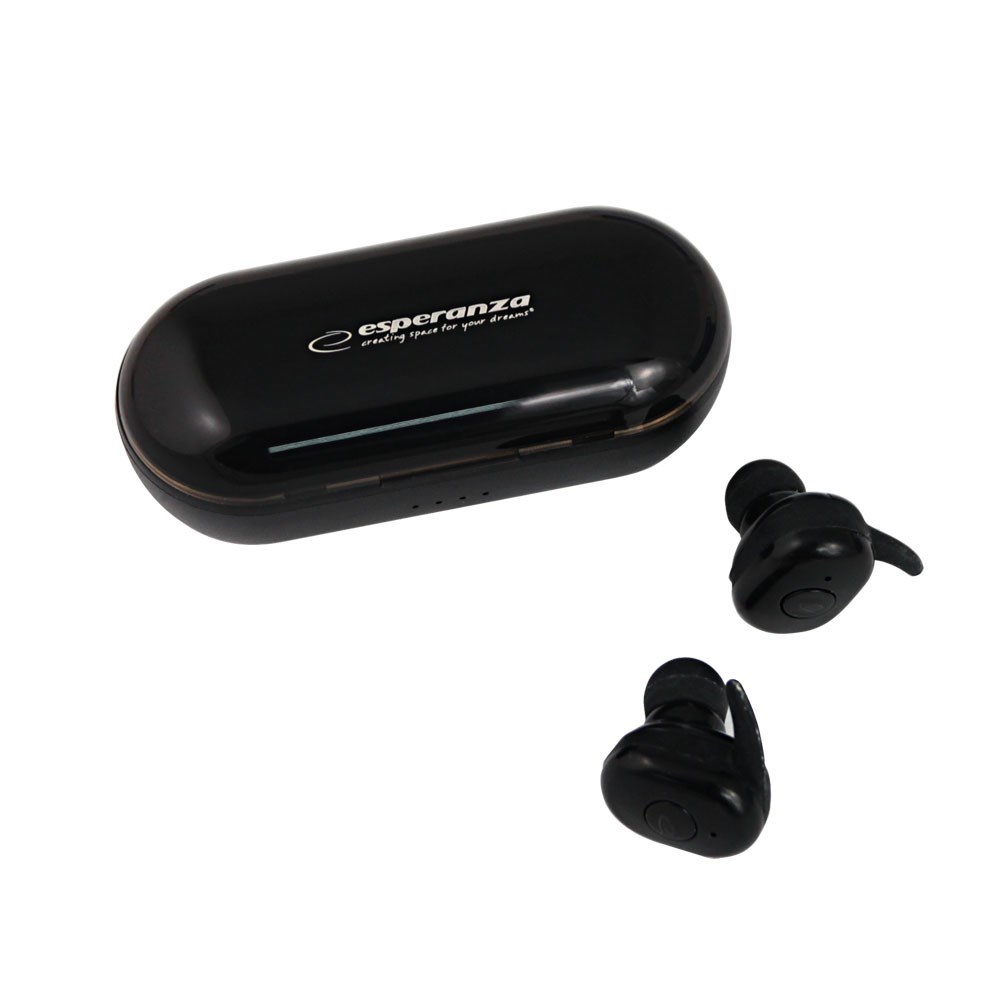 Esperanza TWS CARDERA Headphones Wireless In-ear Calls/Music Bluetooth Black