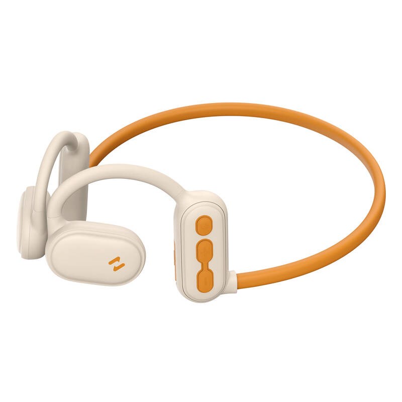 Havit E553BT Open Ear Air Conduction Headphones, beige
