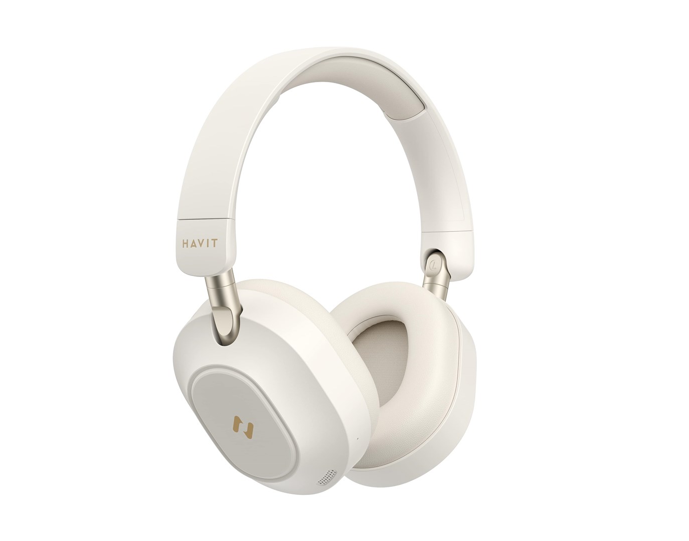 Havit H668BT - BT cordless headphones, beige