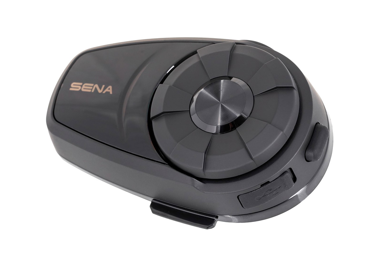 Sena 10S motorcycle intercom 4 channels 1600 m Black