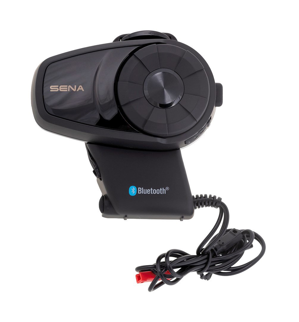 Sena 10S motorcycle intercom 4 channels 1600 m Black