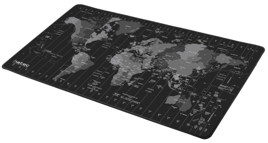 Natec mouse pad time zone maps maxi npo-1119